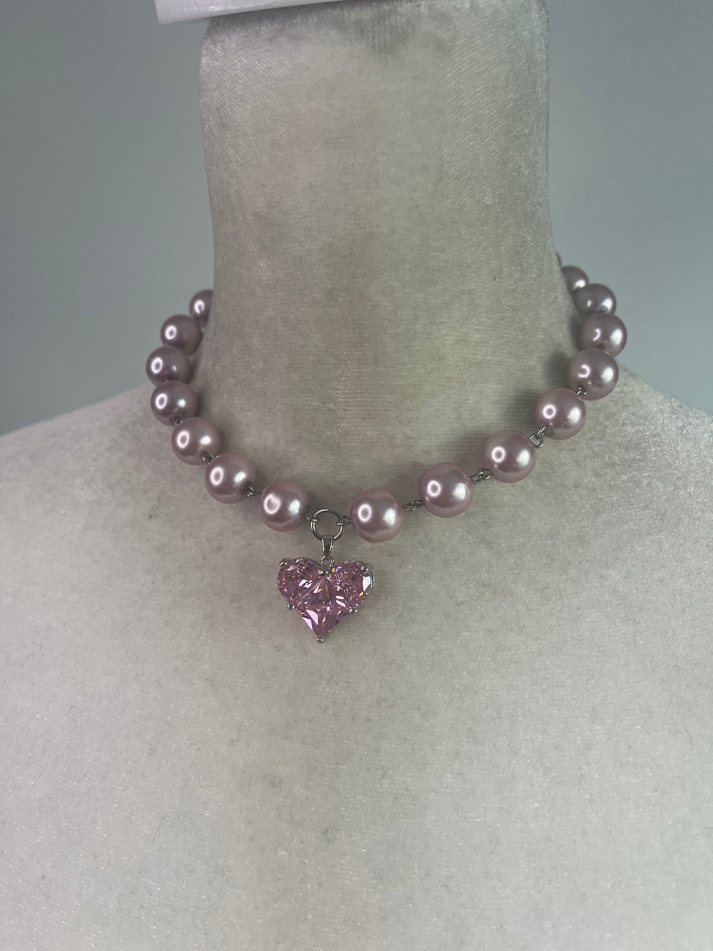 Pink Pearl Choker