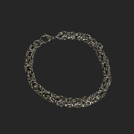 Steel Byzantine Bracelet