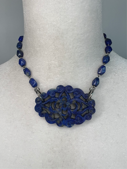 Lapis Cloud Choker