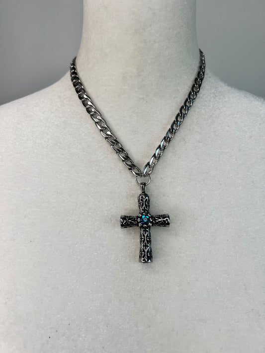 Aura Cross Necklace