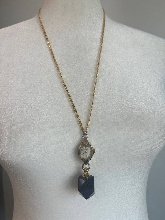 Amethyst Watch Necklace I